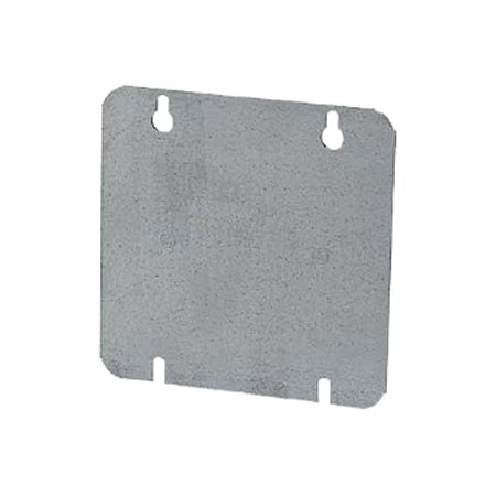 Abb Electrical Box Cover, Square, Steel, Blank Cover Phased Out